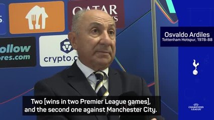 Ardiles praises Tottenham's start under Frank