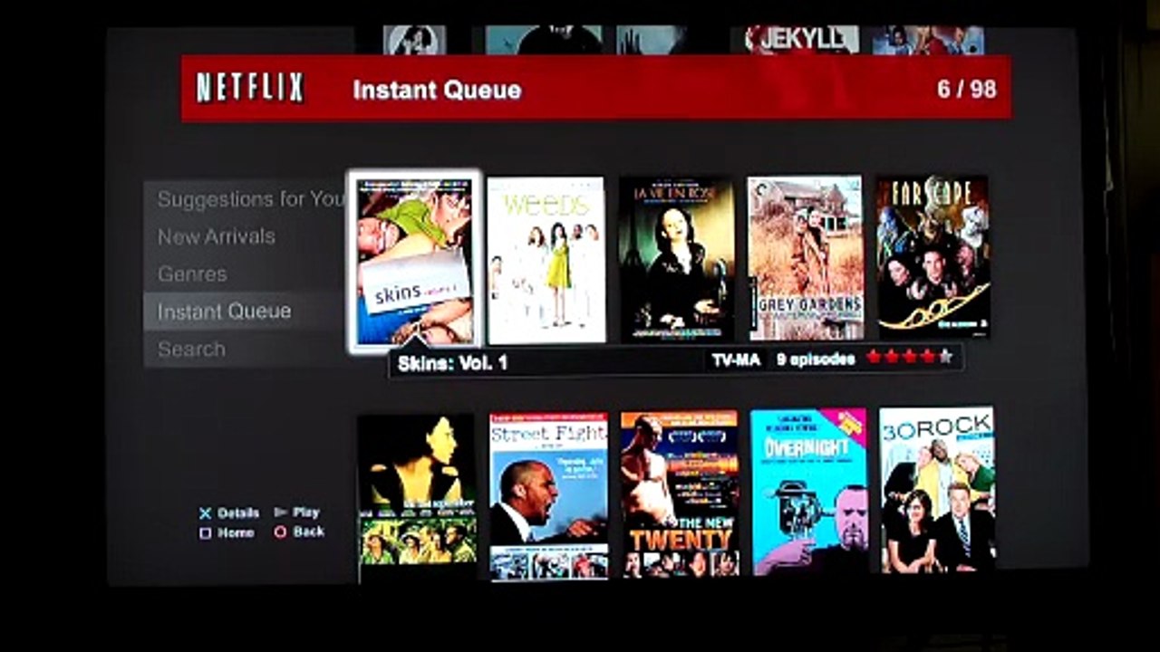 Netflix Instant on the PS3