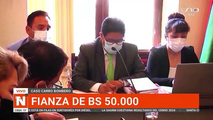 DETENCIÓN DOMICILIARIA PARA CAMACHO-CARRO BOMBERO