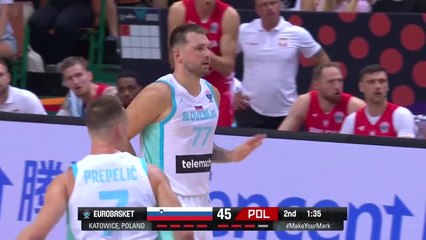 Doncic top scores in Slovenia loss to Poland