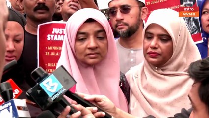 "Proses yang pertama selesai, saya berpuas hatilah" - Ibu Syamsul