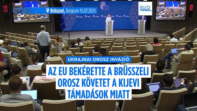 Bekérette az EU a brüsszeli orosz nagykövetet a Kijev elleni támadás miatt