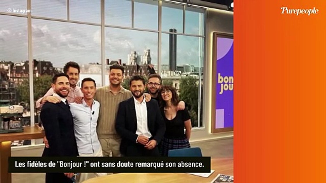 Départ d'un chroniqueur de Bonjour ! pour une autre chaîne, il explique les raisons de ce choix : "J’avais envie de revenir à..."