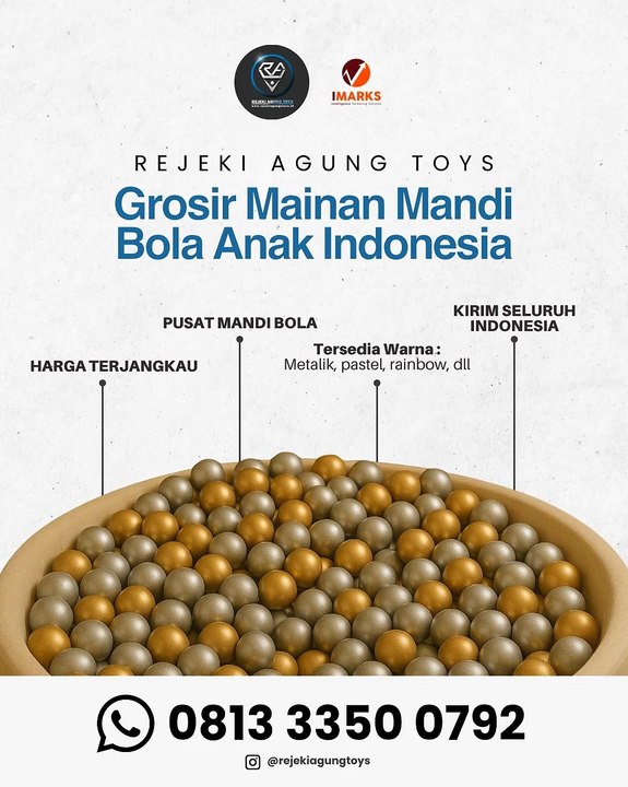Hub. 0813 3350 0792, GROSIR HARGA TERMURAH MAINAN MANDI BOLA ANAK REJEKI AGUNG TOYS