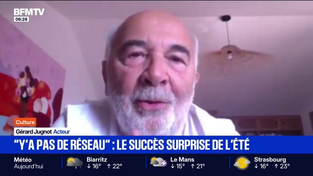 Signé BFM - C'est une bulle de fraîcheur : Y a pas de réseau , le succès surprise de l'été avec Gérard Jugnot et Maxime Gasteuil