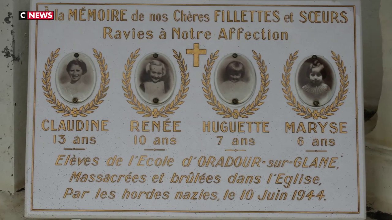 Une plaque commémorative de victimes du massacre d'Oradour- sur- Glane a été volée