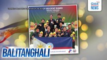 Team Pilipinas, second overall champion matapos makakuha ng 25 medal sa 2nd Southeast Asian Deaf Games | Balitanghali