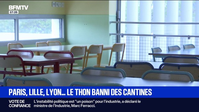 Contamination au mercure: huit mairies suppriment temporairement le thon des cantines scolaires