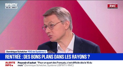 Dominique Schelcher, PDG de Système U: "Le prix des fournitures scolaires baisse, et cette année c'est d'au moins 2% dans les rayons"