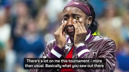 Gauff recovers to beat Vekic after being in tears