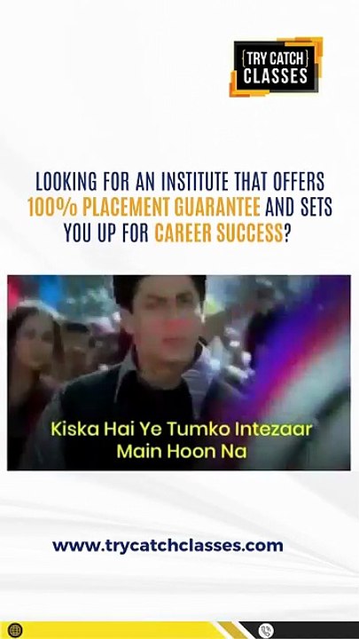 TryCatch Classes, Your Gateway to IT Careers with 100% Placement