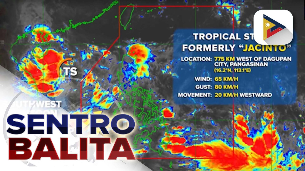 Trough ng Bagyong #JacintoPH na nasa labas ng PAR, nagpapaulan pa rin sa ilang bahagi ng bansa; Habagat, patuloy pa rin na nakaaapekto