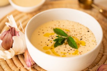 Crema fría de espárragos