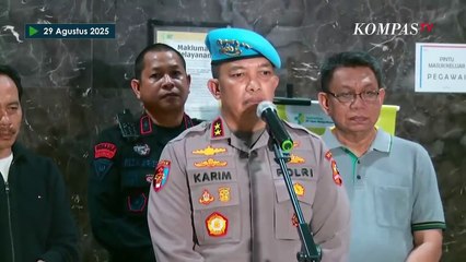 Kadiv Propam Ungkap 10 Polisi Terluka hingga 1 Kritis saat Kawal Demo DPR di Jakarta