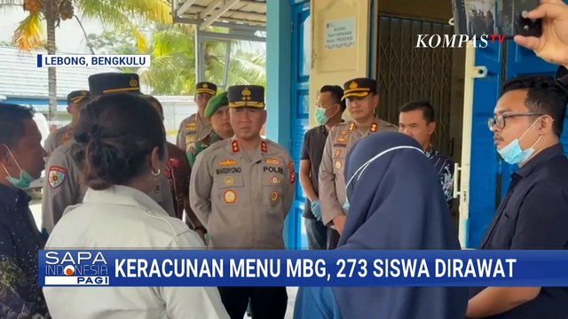 273 Siswa di Bengkulu Keluhkan Mual dan Pusing Usai Santap Sajian Makan Bergizi Gratis| SAPA PAGI