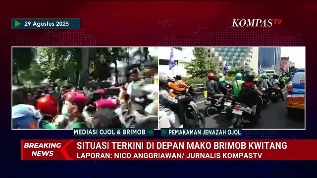 Kompol Anton Temui Pendemo: Kami Minta Maaf, Tidak Ada Kesengajaan atas Meninggalnya Driver Ojol