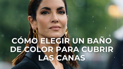 Cómo elegir un baño de color para cubrir las canas