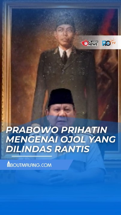 PERNYATAAN PRESIDEN PRABOWO MENGENAI ISU OJOL YANG TERLINDAS RANTIS BRIMOB