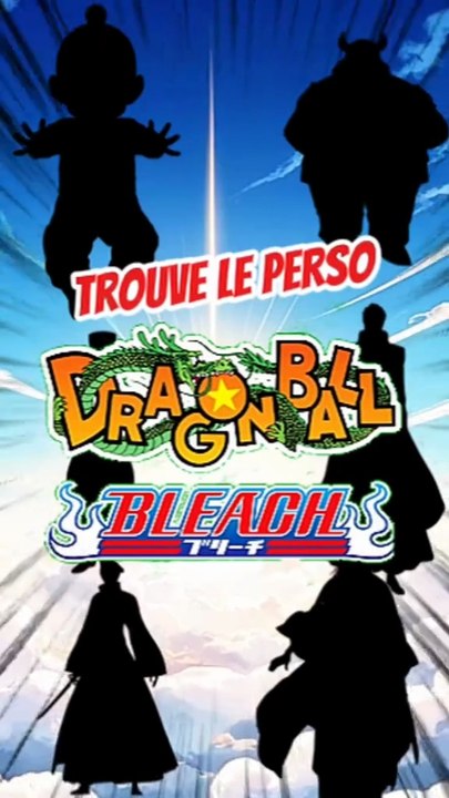 Trouve les 3 personnages de DRAGONBALL et les 3 personnages de BLEACH avec leurs ombres FEAT skb