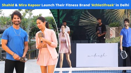 Couple Goals! Shahid & Mira Kapoor Introduce Their New Fitness Brand ‘Athletifreak’