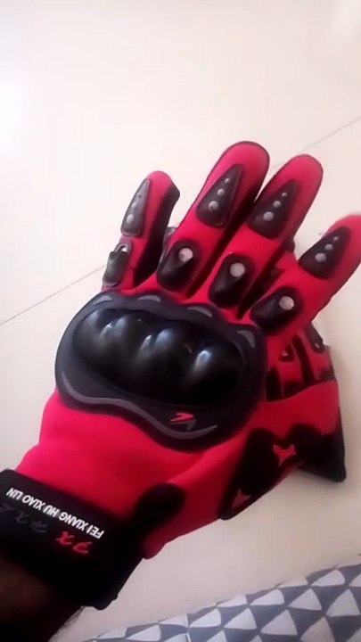 Biker safety gloves