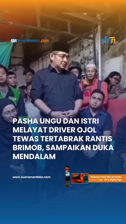 Pasha Ungu dan Istri Melayat Driver Ojol Tewas Tertabrak Rantis Brimob, Sampaikan Duka Mendalam