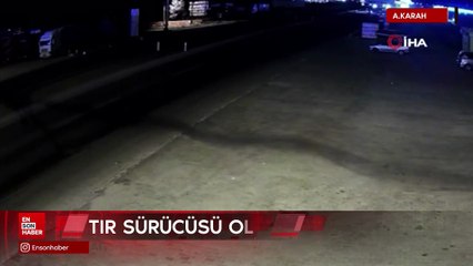 Afyonkarahisar’da tır otomobile çarptı