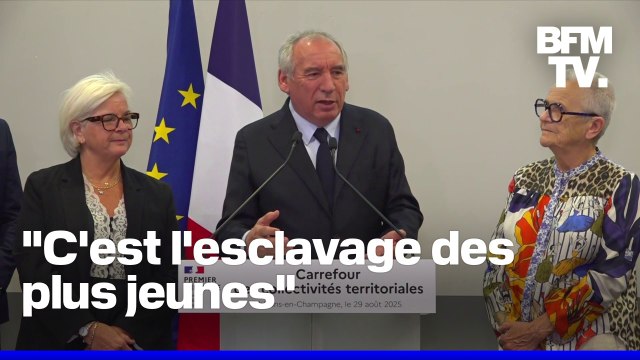Dette, boomers ...La prise de parole de François Bayrou à la foire de Châlons en intégralité