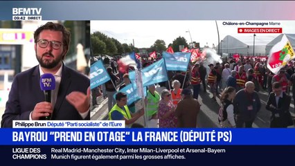 Philippe Brun (PS) indique que le Parti socialiste présentera ses "propositions budgétaires" ce samedi