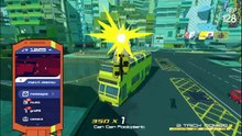 Bomb Rush Cyberfunk chapter 3 - Brink Terminal and Millenium Square free-roam, saving Benni the Taxi driver