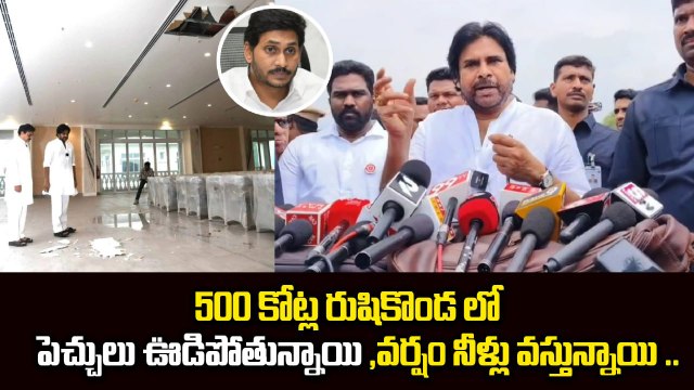 Pawan Kalyan Satirical Counter to Ys Jagan over Rushikonda | పెచ్చులు ఊగుతున్నాయి జగన్ | Filmibeat