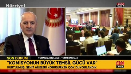 TBMM Başkanı Kurtulmuş: Yıl sonuna kadar komisyon çalışmaları sonlanacak