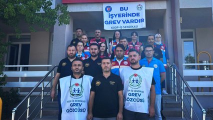 Koop-İş Sendikası'ndan grev kararı | Aksaray'da greve giden işçiler: Emeğimiz görmezden geliniyor