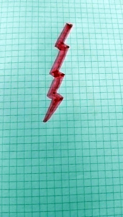 Fulmine rosa disegno