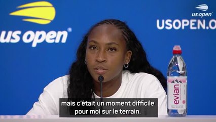 US Open - Gauff sur ses larmes dans le premier set : "Il y a beaucoup de pression sur moi"