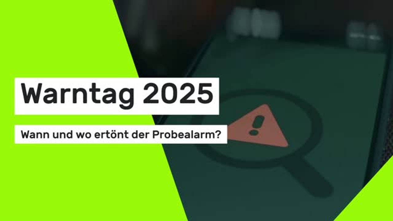 Warntag 2025 : Wann und wo ertönt der Probealarm?