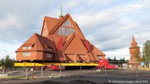 Sweden: Moving a church in Kiruna