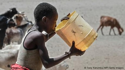 People in northern Kenya struggle to find drinkable water