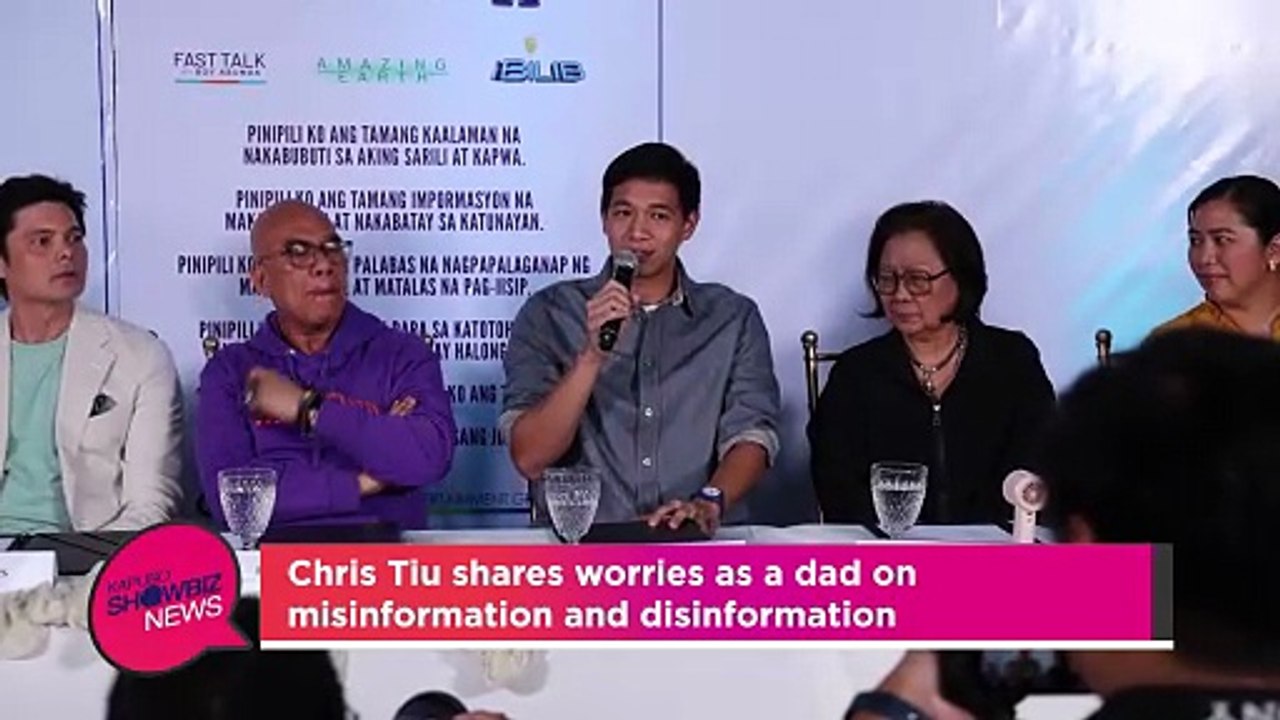 Kapuso Showbiz News: Chris Tiu shares concerns about misinformation on social media