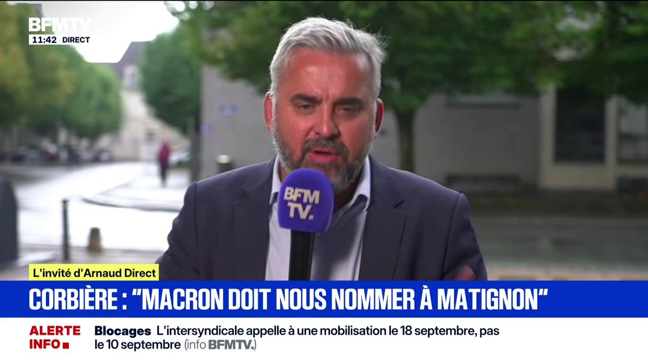 Pour Alexis Corbière, député Écologiste et social, "François Bayrou à Matignon, c'est fini"
