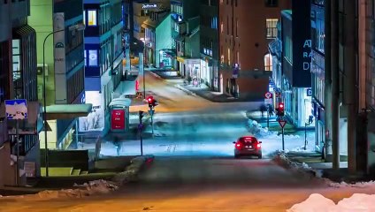 {Northern Disco Lights} 2019 - Group of teenagers in the arctic city of Tromsø
