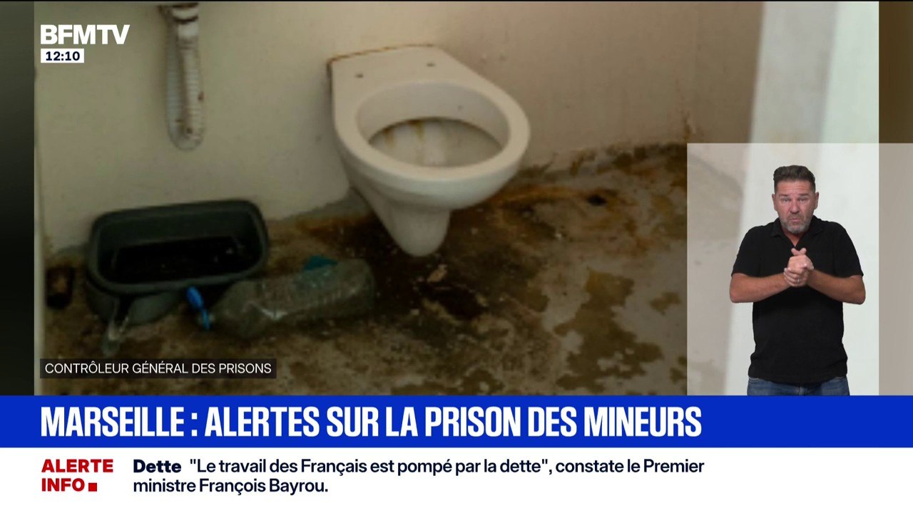 Fourmis, matières fécales...La contrôleure générale des prisons préconise "la fermeture" de la prison pour mineurs de Marseille