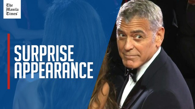 George Clooney joins cast on 'Jay Kelly' red carpet at Venice Film Festival