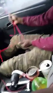 Ce passager joue les copilotes pour les essuie-glaces