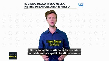 Fact-checking: questo video non mostra un alterco tra un migrante e degli spagnoli a Barcellona