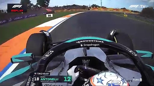 Antonelli provoca la bandera roja en el GP de Países Bajos