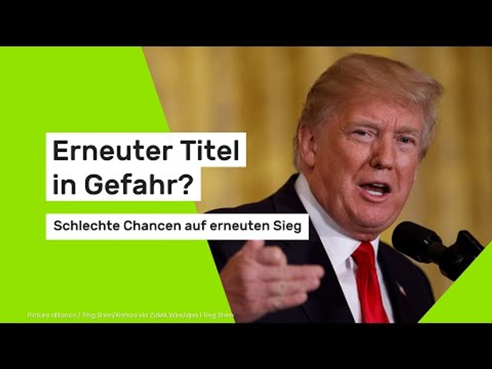 Erneuter Titel in Gefahr? Schlechte Chancen auf erneuten Sieg