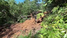 Splitting the Steep Mountains with a D6R XL Bulldozer