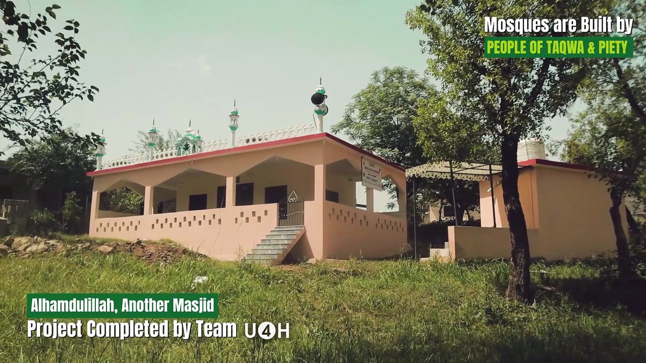 Build a Masjid as a Sadaqah Jariyah – U4H: Building Mosques Since 2014