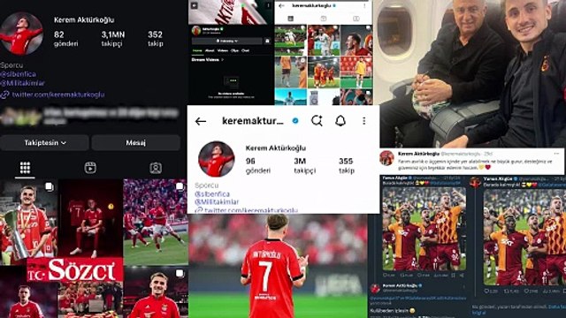 Kerem Aktürkoğlu, sosyal medyada Galatasaray'ı sildi!